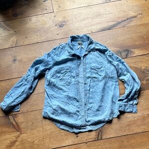 Liverpool Blue Button Down Shirt